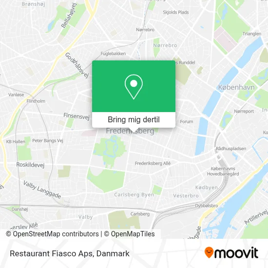 Restaurant Fiasco Aps kort