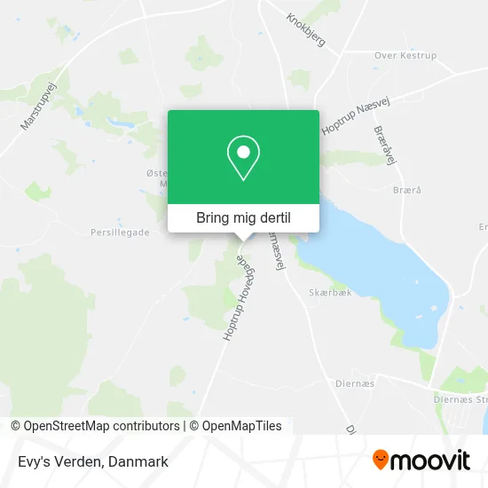 Evy's Verden kort