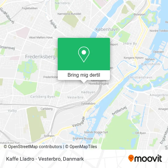Kaffe Lladro - Vesterbro kort