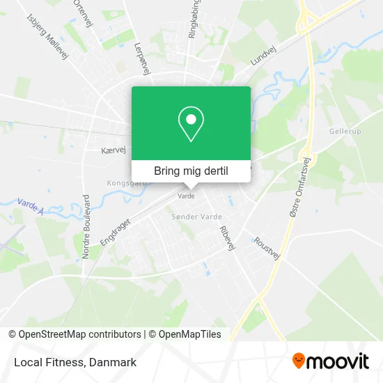 Local Fitness kort