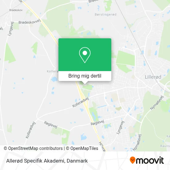 Allerød Specifik Akademi kort