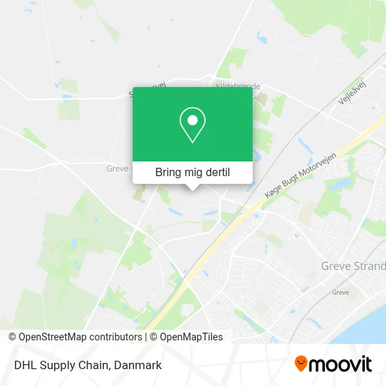 DHL Supply Chain kort