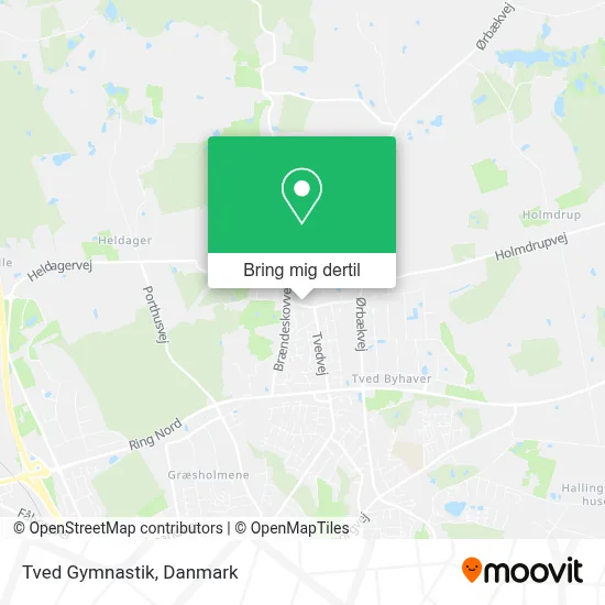 Tved Gymnastik kort