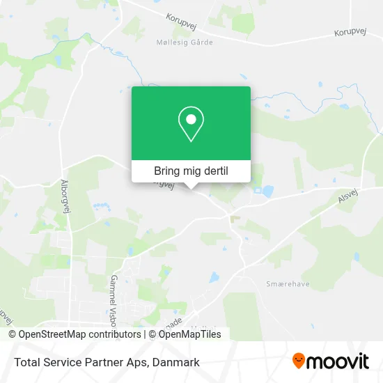Total Service Partner Aps kort