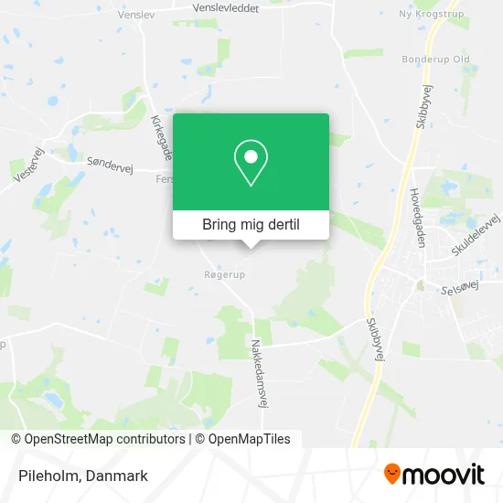 Pileholm kort