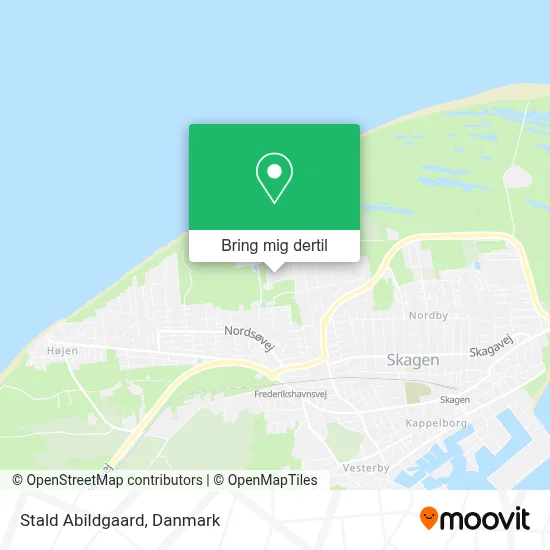 Stald Abildgaard kort