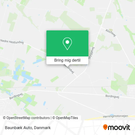 Baunbæk Auto kort