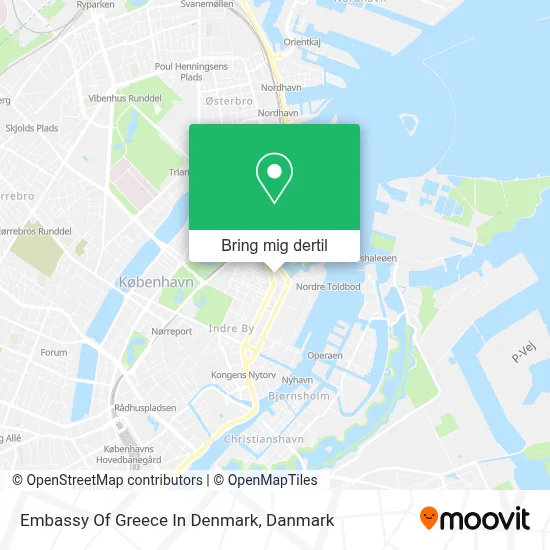 Embassy Of Greece In Denmark kort
