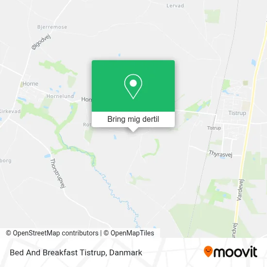 Bed And Breakfast Tistrup kort