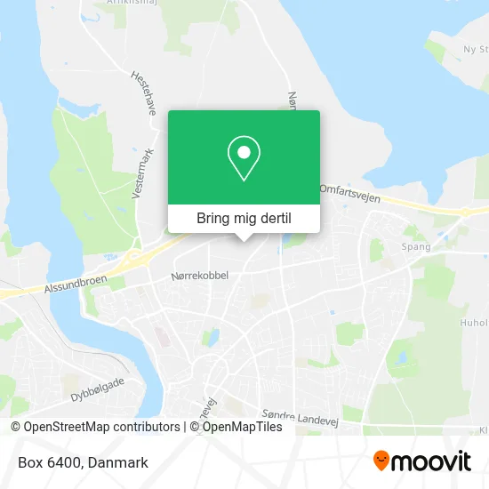 Box 6400 kort
