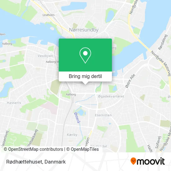 Rødhættehuset kort