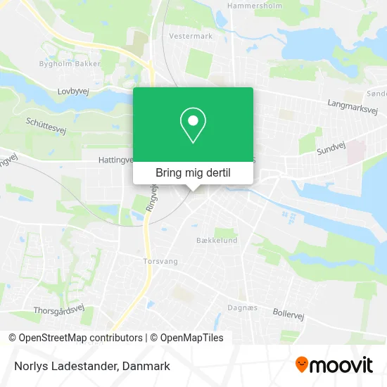 Norlys Ladestander kort