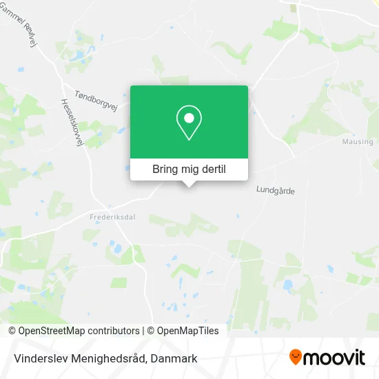 Vinderslev Menighedsråd kort