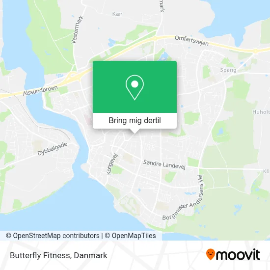 Butterfly Fitness kort
