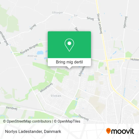 Norlys Ladestander kort