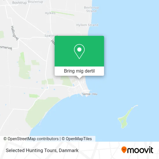 Selected Hunting Tours kort
