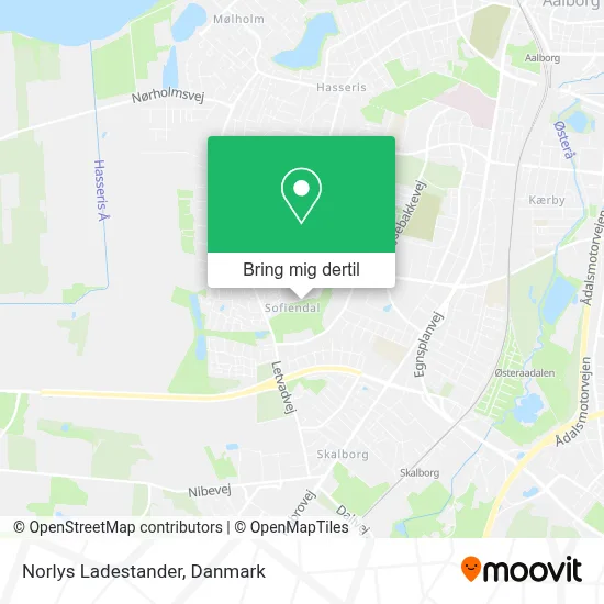 Norlys Ladestander kort
