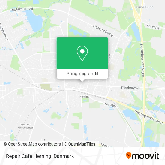 Repair Cafe Herning kort