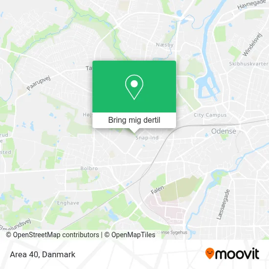 Area 40 kort