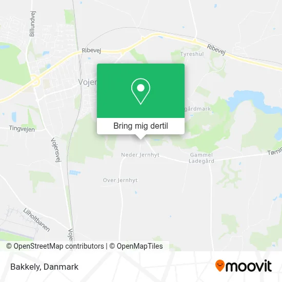 Bakkely kort