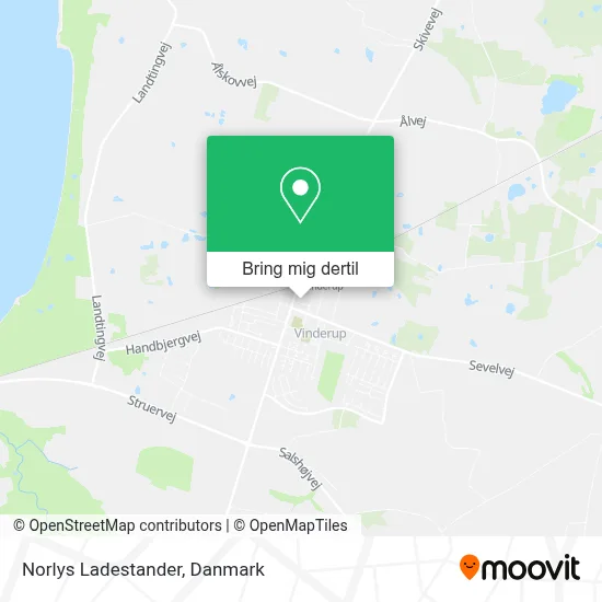 Norlys Ladestander kort
