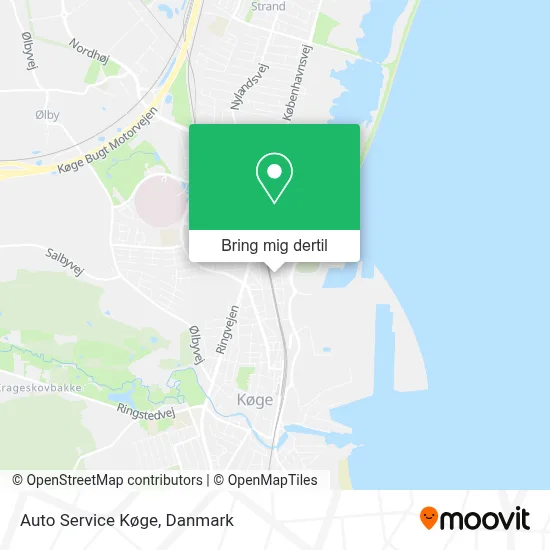 Auto Service Køge kort