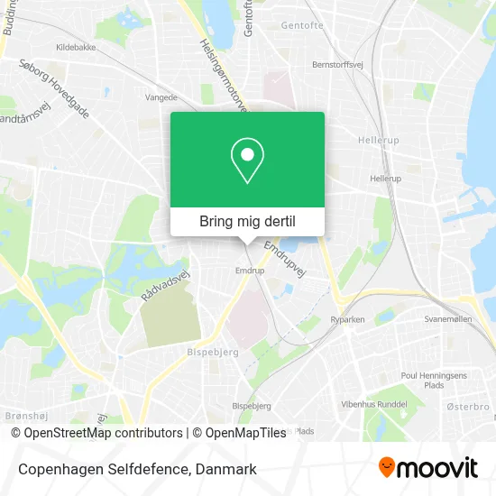 Copenhagen Selfdefence kort