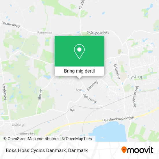 Boss Hoss Cycles Danmark kort