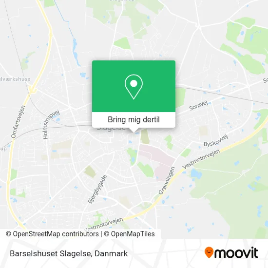 Barselshuset Slagelse kort