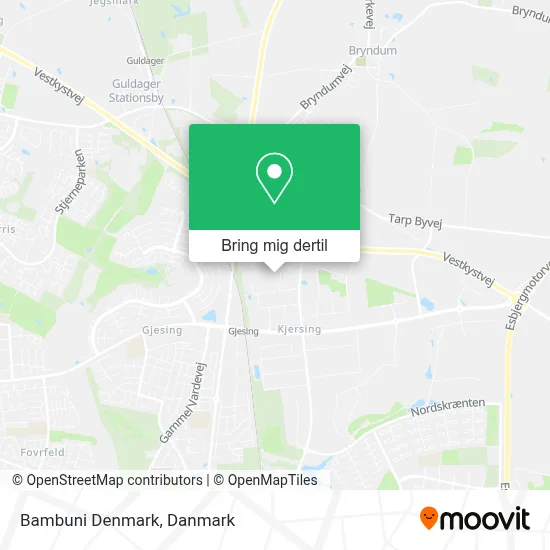 Bambuni Denmark kort