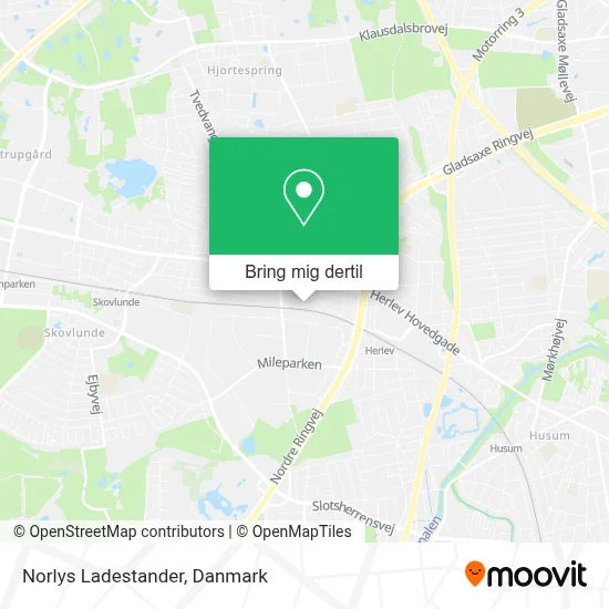 Norlys Ladestander kort