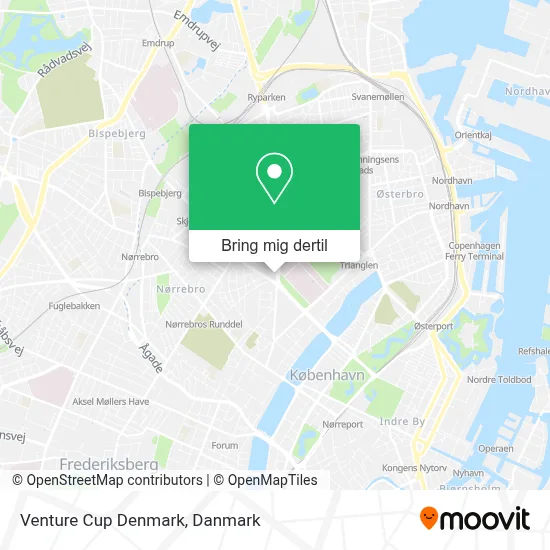 Venture Cup Denmark kort