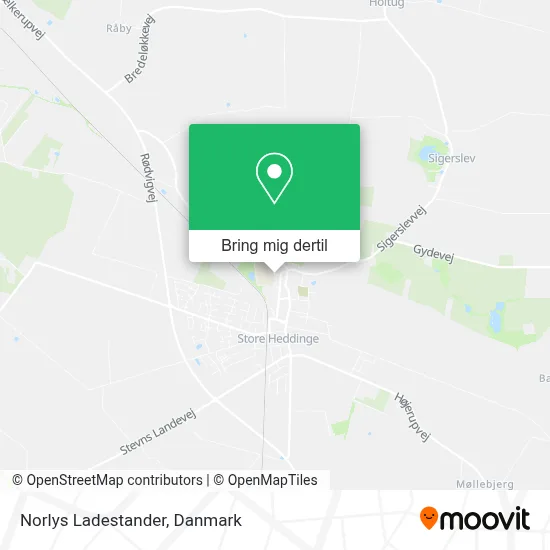 Norlys Ladestander kort