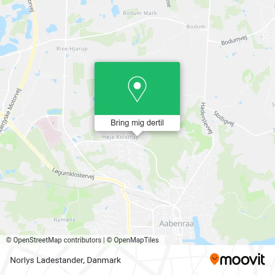 Norlys Ladestander kort