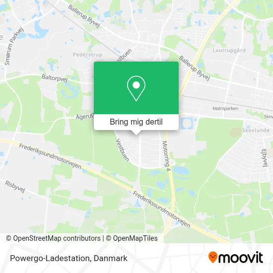 Powergo-Ladestation kort