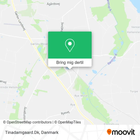Tinadamgaard.Dk kort