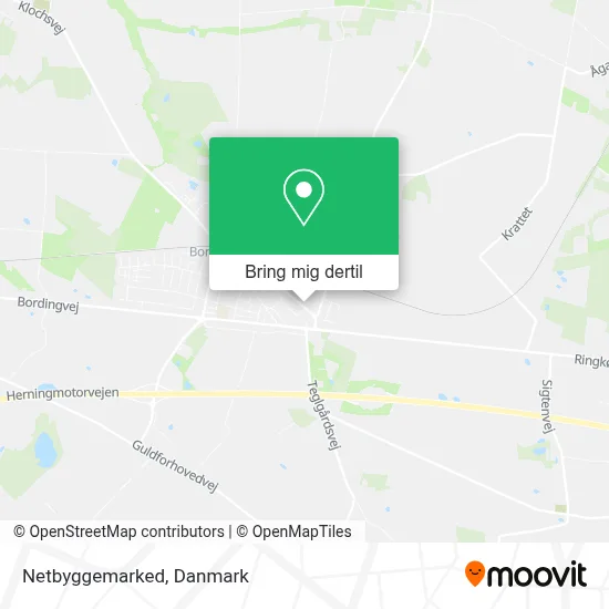 Netbyggemarked kort