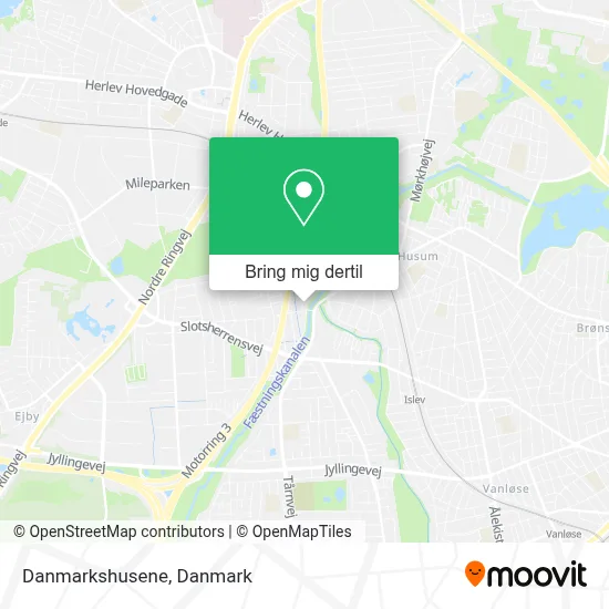 Danmarkshusene kort