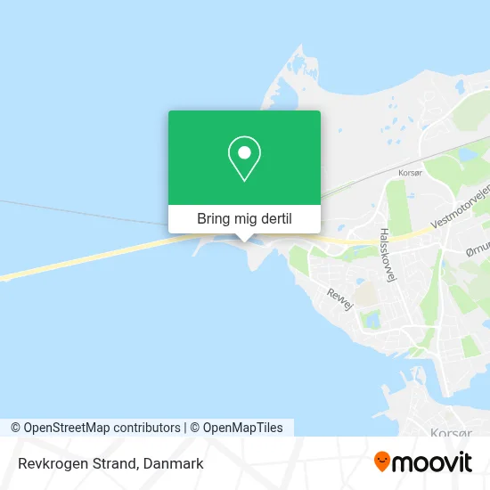 Revkrogen Strand kort
