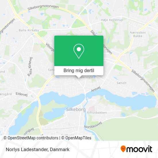 Norlys Ladestander kort