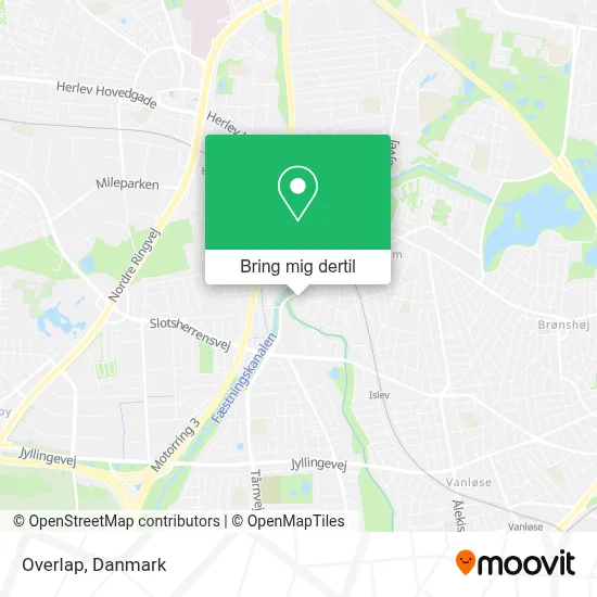 Overlap kort