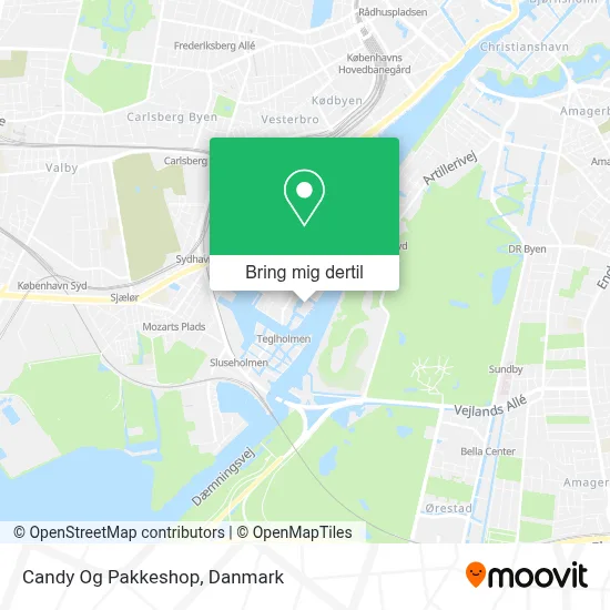 Candy Og Pakkeshop kort