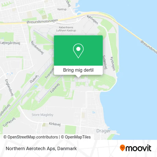 Northern Aerotech Aps kort