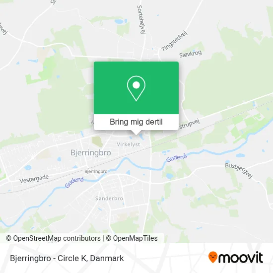 Bjerringbro - Circle K kort