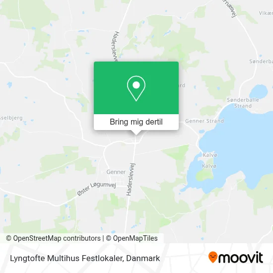 Lyngtofte Multihus Festlokaler kort