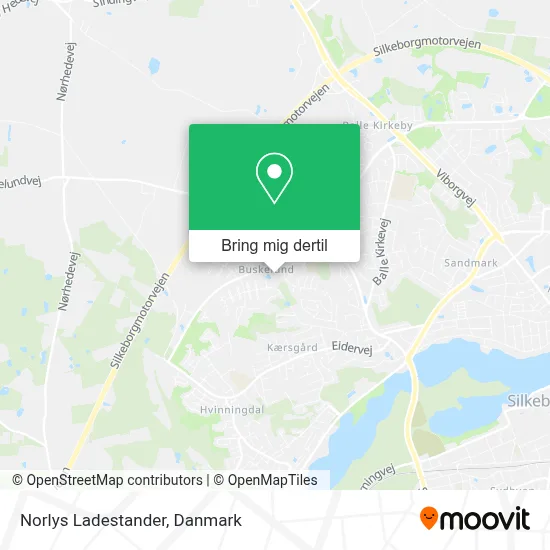 Norlys Ladestander kort