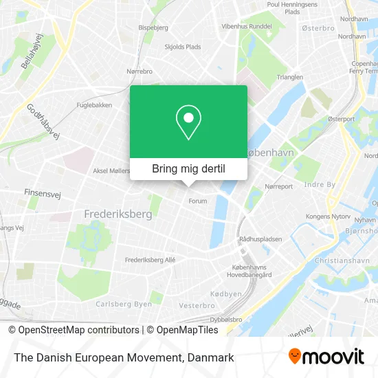 The Danish European Movement kort