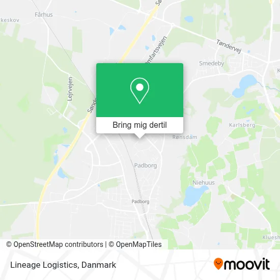 Lineage Logistics kort