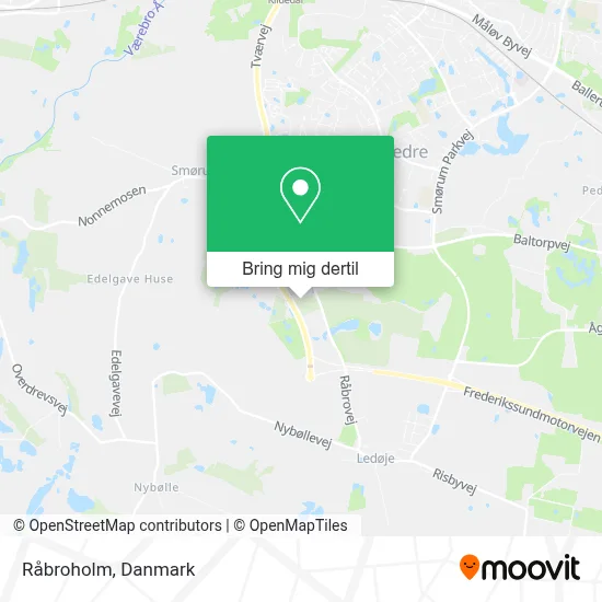 Råbroholm kort