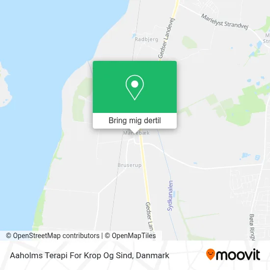Aaholms Terapi For Krop Og Sind kort